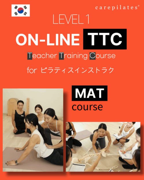 韓国ケアピラティス指導者コース TTCオンラインコース（Mat 指導者コース）